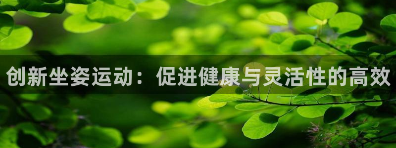 JJB竞技宝官网下载平台是正规平台吗知乎：创新坐姿运